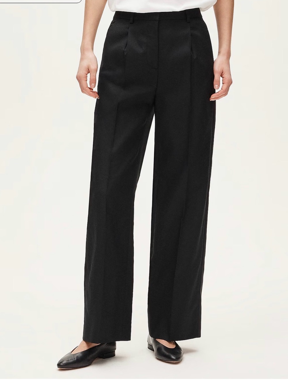 J Crew Essential Wide Leg Pant